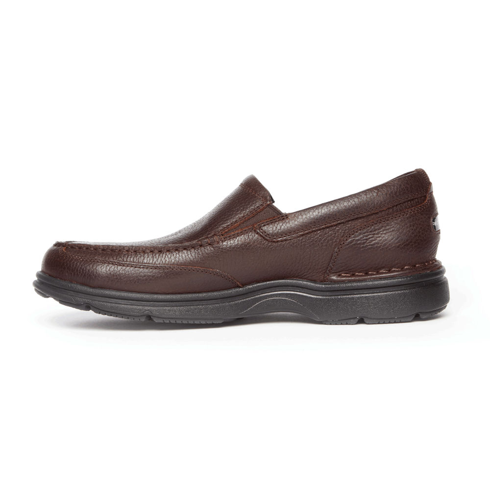 Rockport Slip-Ons Herre Mørke Brune - Prowalker Eureka Plus - EDYX57460